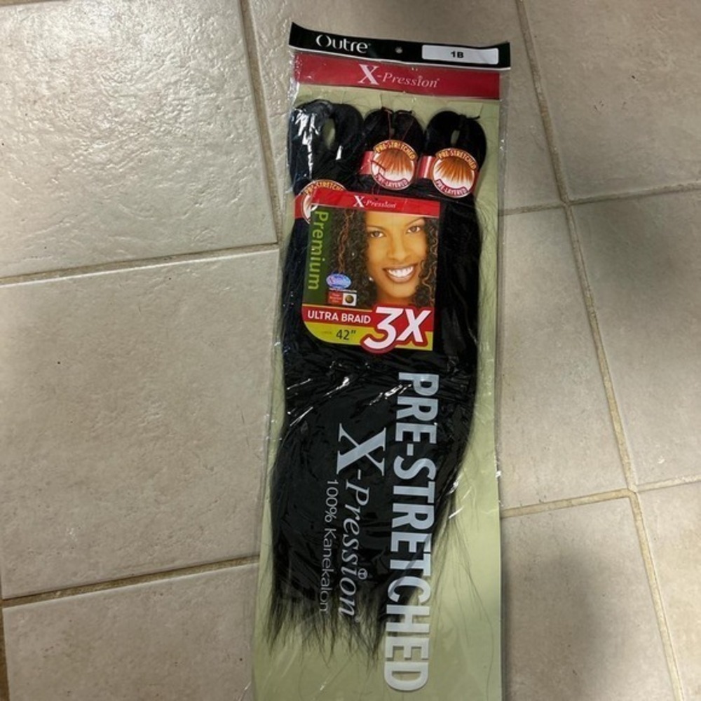 3X Pressed Ultra Braided Hair Extensions - 20 inches long, 10‎ piece
